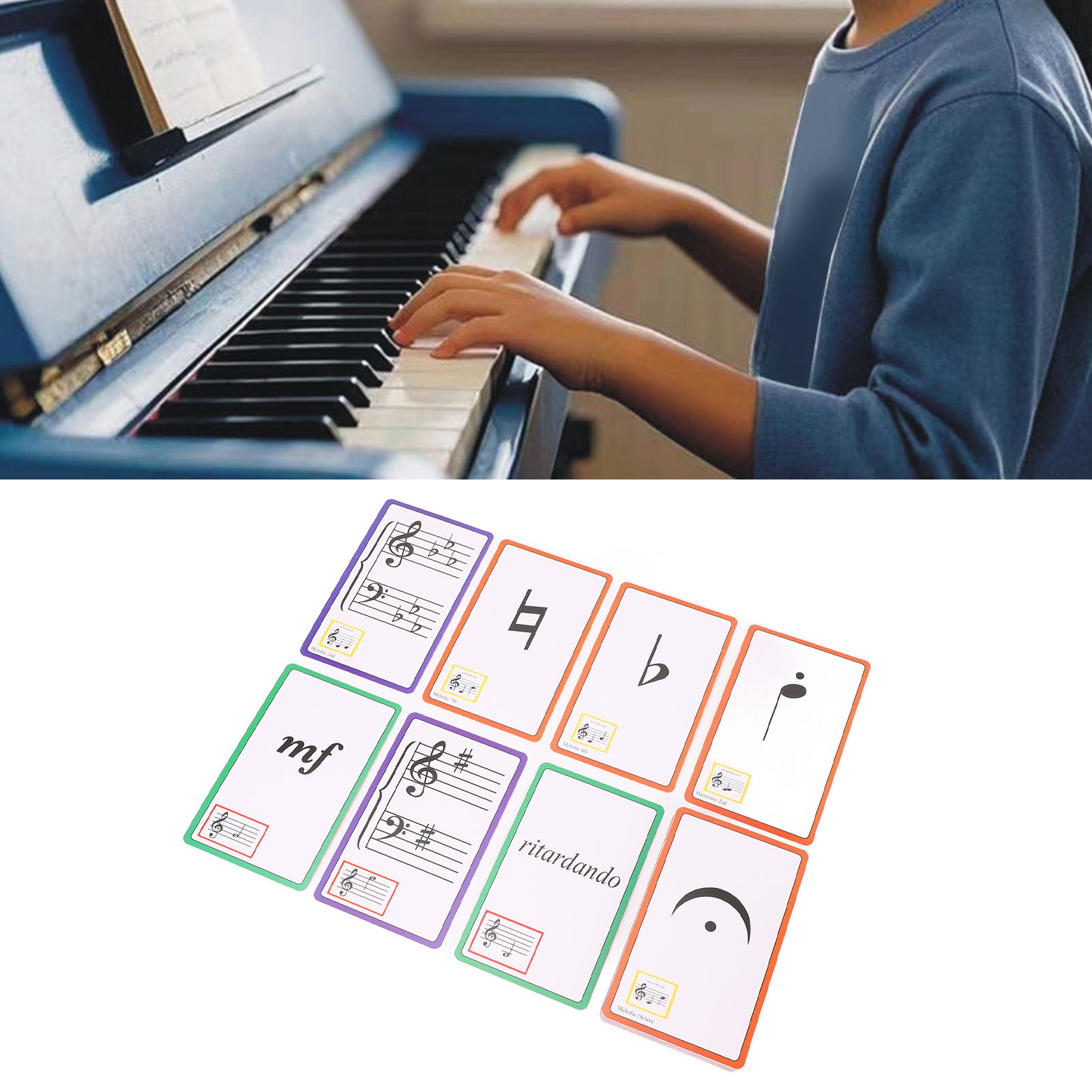 Kartu Flash Musik Berwarna Kod - Blank Sheet Music Notebook ulasan dan harga