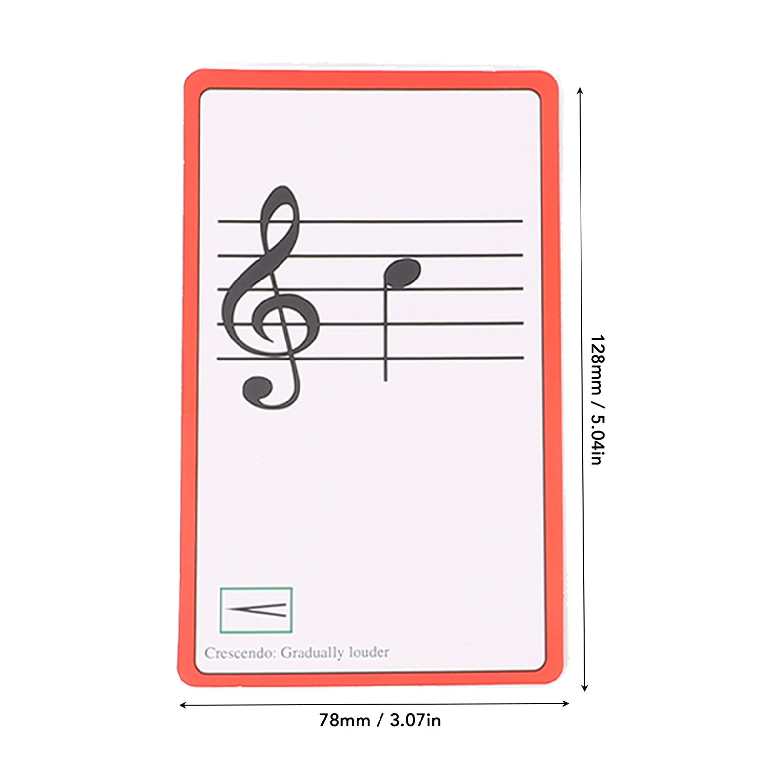Kartu Flash Musik Berwarna Kod - Blank Sheet Music Notebook ulasan dan harga