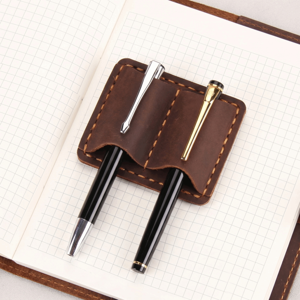 Tempat Pena Kulit Vintage Gand - Vintage Leather Journal Notebook ulasan dan harga