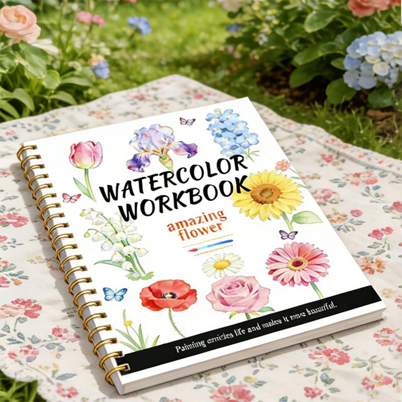 Buku Kerja Cat Air Spiral Boun - Stationery Books ulasan dan harga