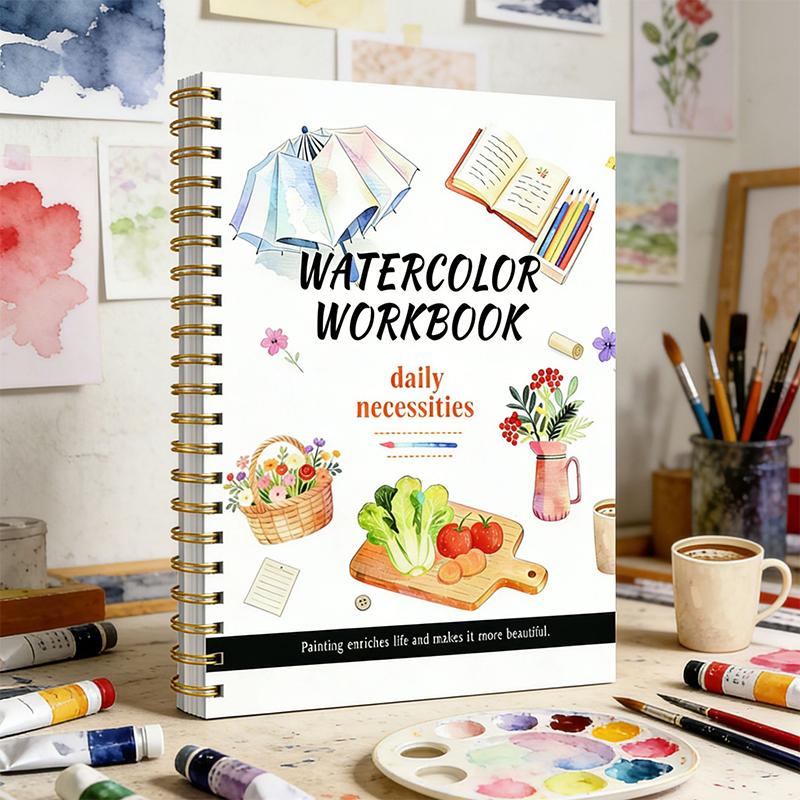 Buku Kerja Cat Air Spiral Boun - Stationery Books ulasan dan harga