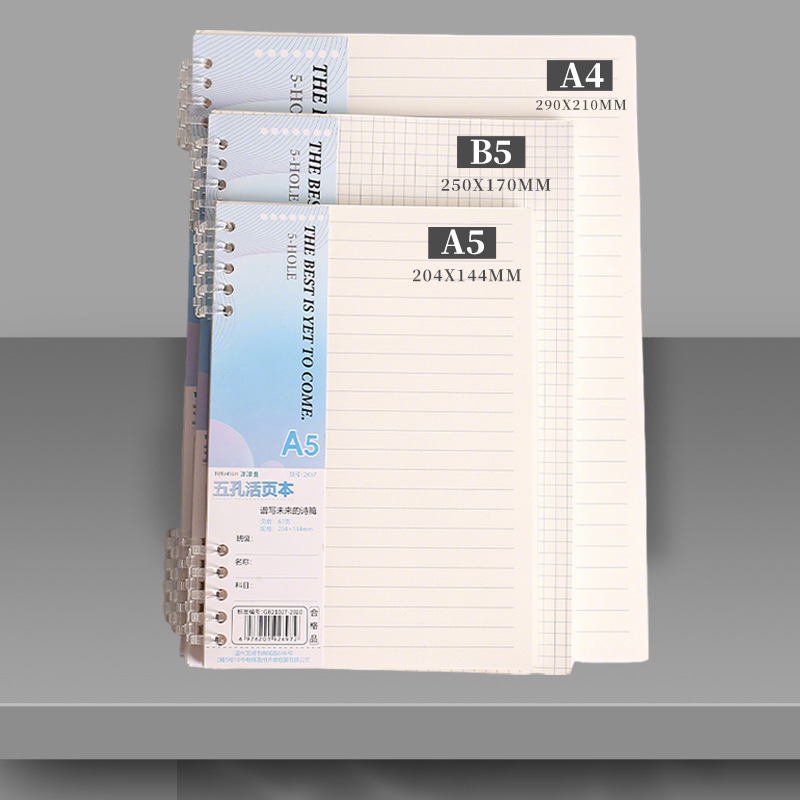 Isi Ulang Buku Catatan Lepas A - A5 Spiral Dotted Grid Notebook ulasan dan harga